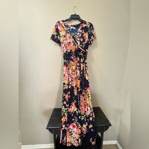 Èloges Floral Black Dress